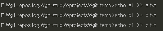 echo 명령어로 txt파일 생성