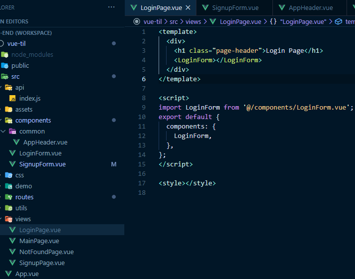 vue folder structure